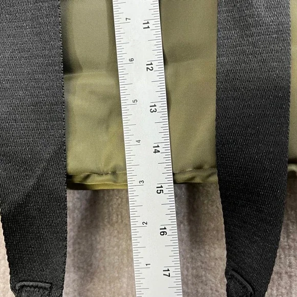 Jean Paul Gaultier Parfums Olive Green Roll Top Backpack Bag - Picture 8 of 9